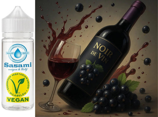 Noir de Vin – Rotwein & Cassis Aroma Konzentrat – Vegan – Sasami – 100ml