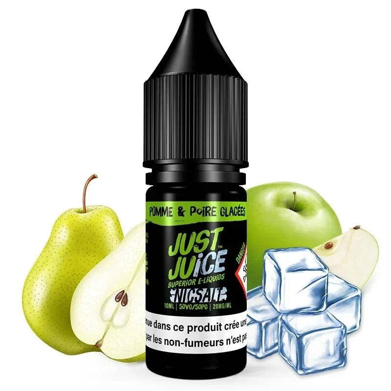 Apple & Pear On Ice Nic Salt 10ml – Just Juice