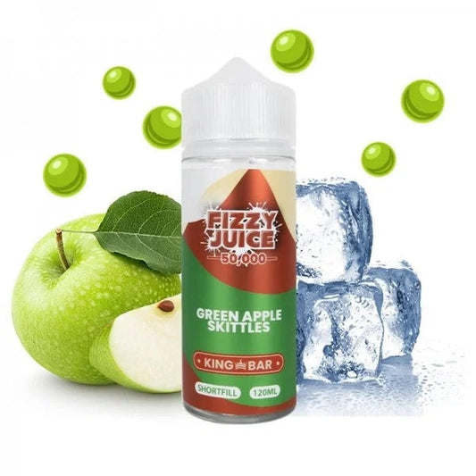 Green Apple Skittle Ice 100ml – Fizzy Juice