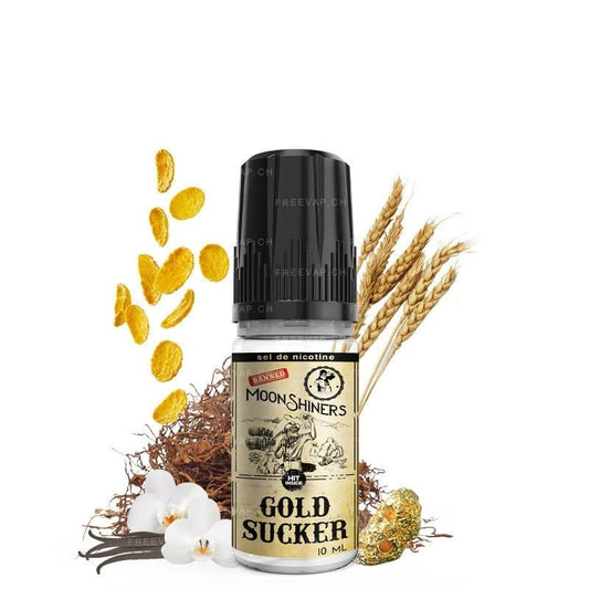 Gold Sucker Moonshiners Sels De Nicotine 10ml – Le French Liquide