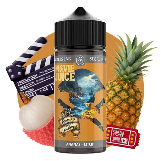 Ananas Des Caraïbes Movie Juice 100ml – Secret’sLab