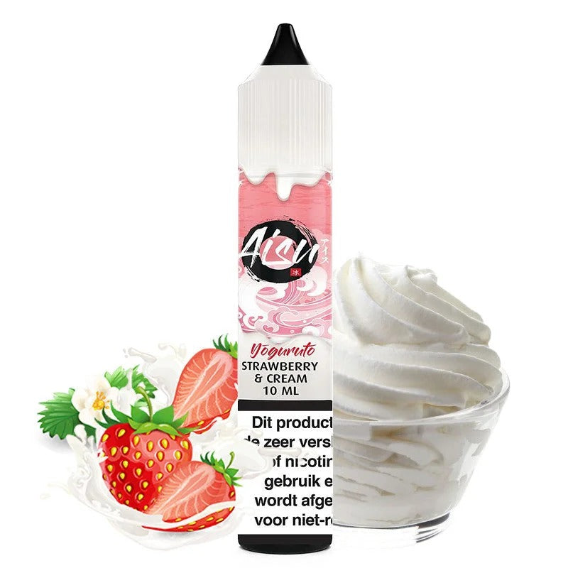 Strawberry Cream Aisu Nic Salt 10ml – Zap Juice