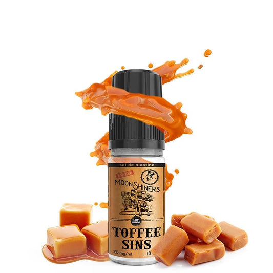 Toffee Sins Moonshiners Sels De Nicotine 10ml – Le French Liquide