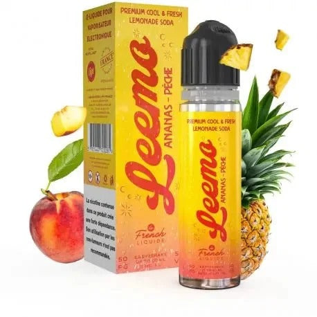 Ananas Pêche Leemo 60ml – Le French Liquide
