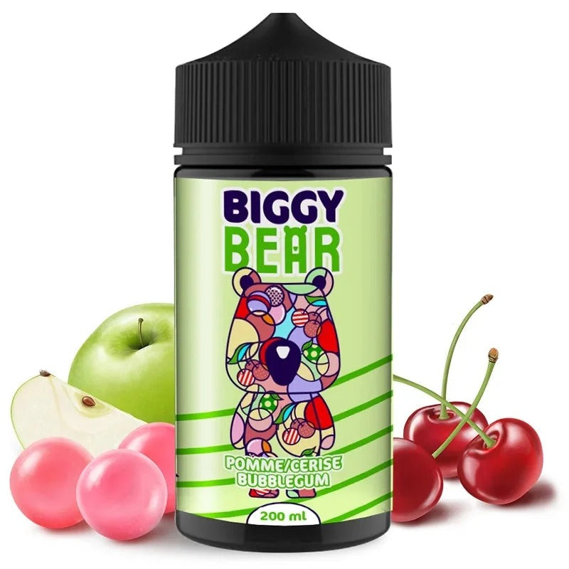 Pomme Cerise Bubble Gum Biggy Bear 200ml – Secret’s Lab