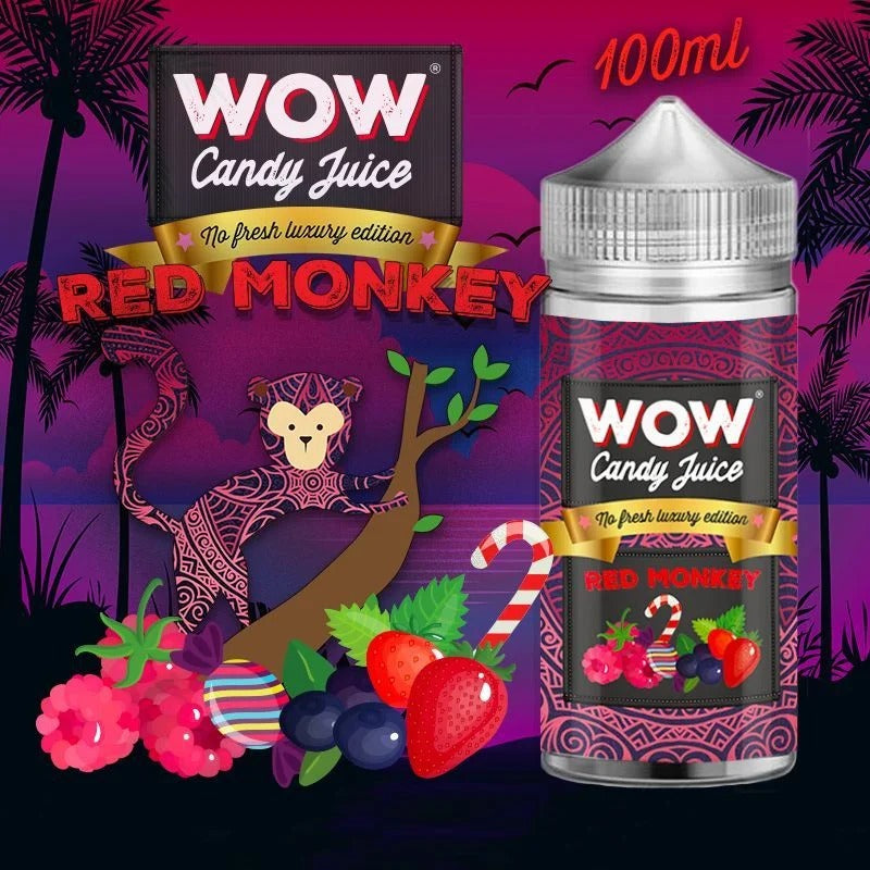 Red Monkey No Fresh 100ml – Wow Candy Juice