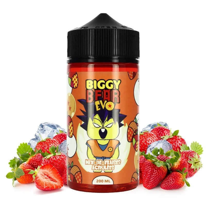 Mix Fraises Acidulées Biggy Bear Evo 200ml – Secret’s Lab