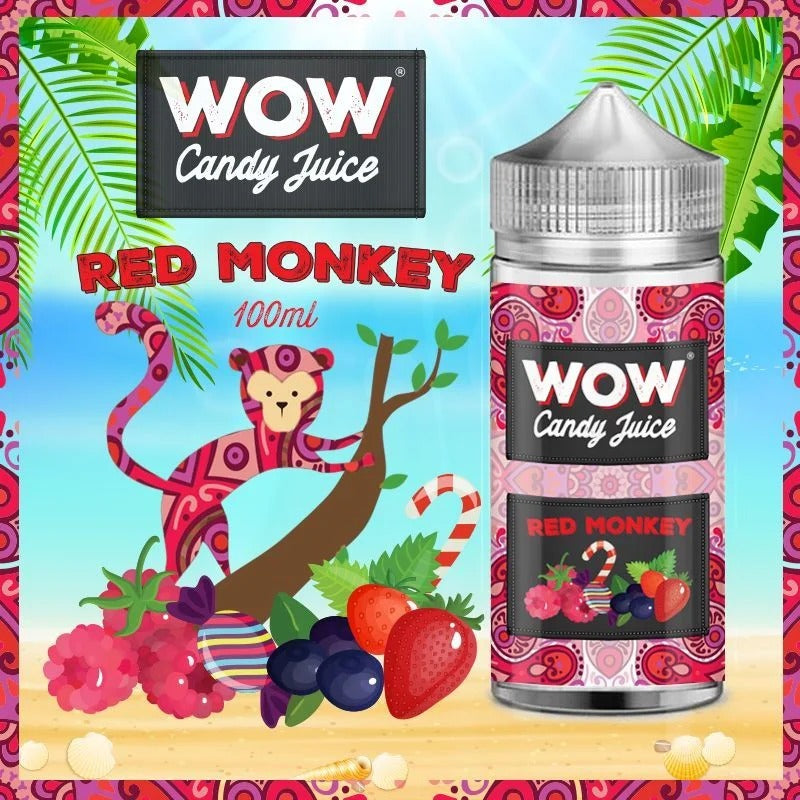Red Monkey 100ml – Wow Candy Juice