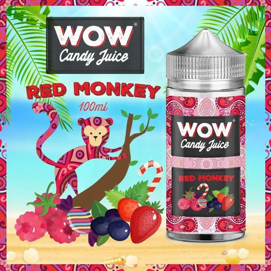 Red Monkey 100ml – Wow Candy Juice