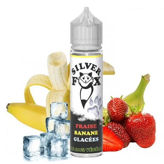 Silver Fox Fraise Banane Glacées 50ml – Vaping In Paris
