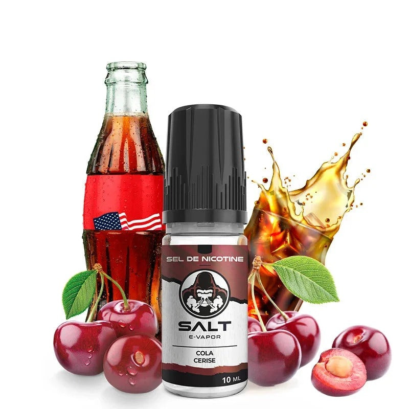 Cola Cerise Salt E-Vapor 10ml – Le French Liquide