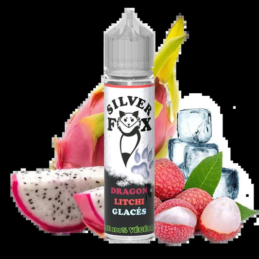 Silver Fox Dragon Litchi Glacés 50ml – Vaping In Paris