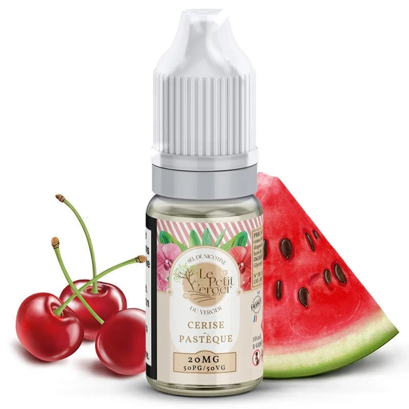 Cerise Pastèque Sels De Nicotine 10ml – Le Petit Verger
