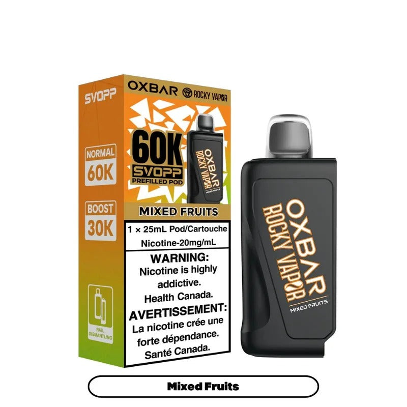Rocky Vapor SVOPP 60K – Fruits mélangés