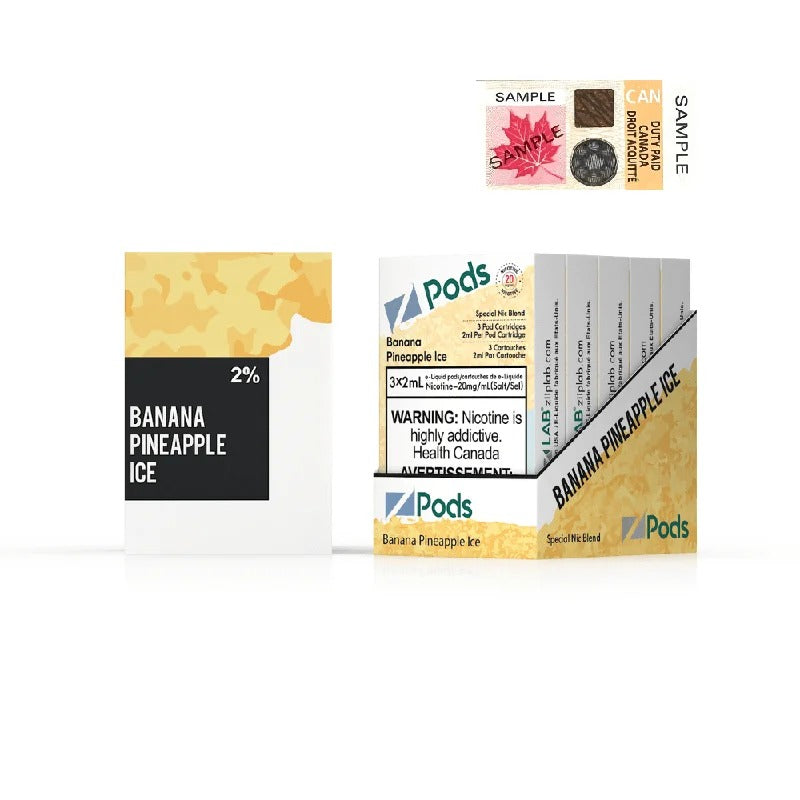 Z Pods – Glace Banane Ananas 20 mg