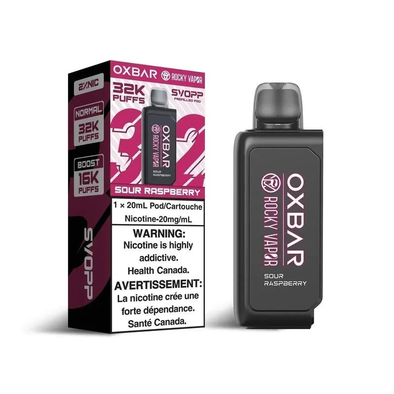 Oxbar SVOPP 32K – Framboise acidulée