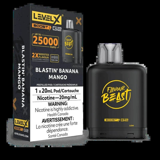 Saveur Beast G2 Boost de niveau X – Banane et mangue explosives