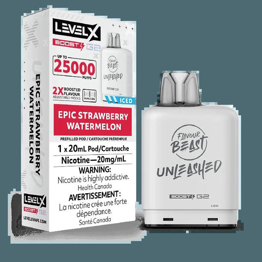 Level X Boost Unleashed – Fraise Pastèque Épique
