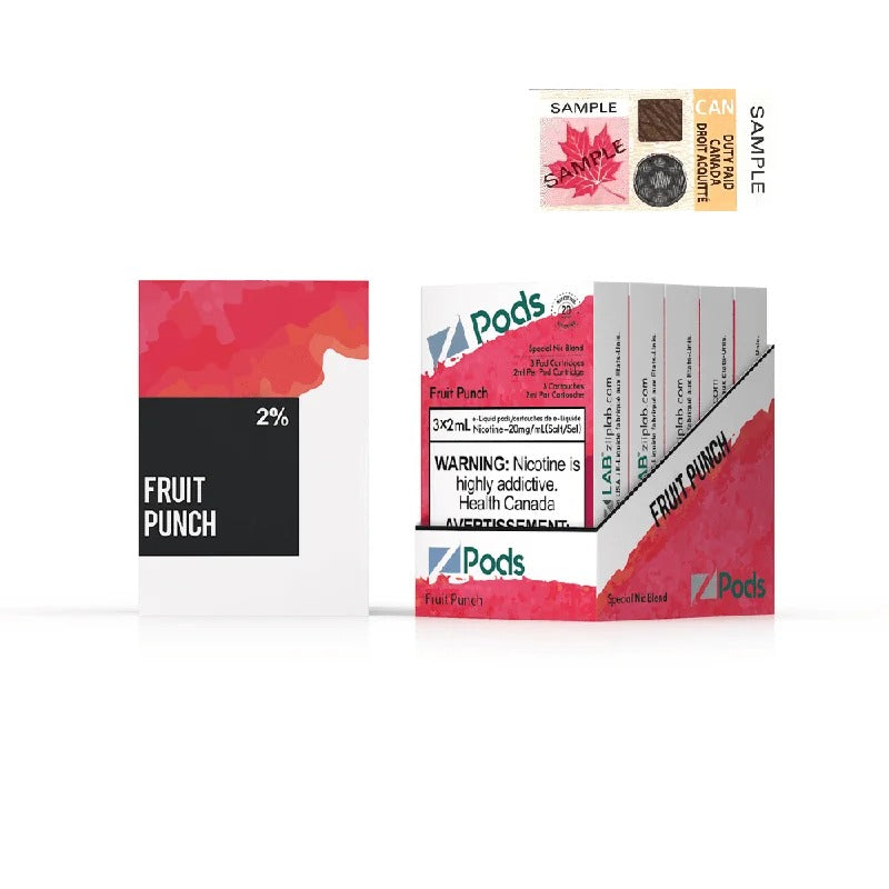 Z Pods – Punch aux fruits (nectar de fruits) 20 mg