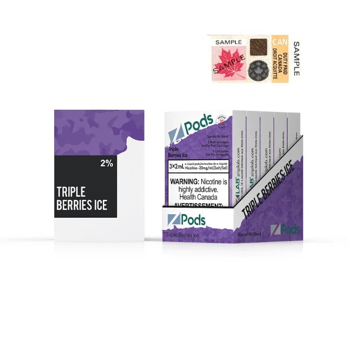 Z Pods – Glace aux triples baies 20 mg