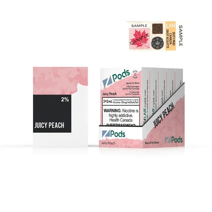 Z Pods – Pêche juteuse 20 mg