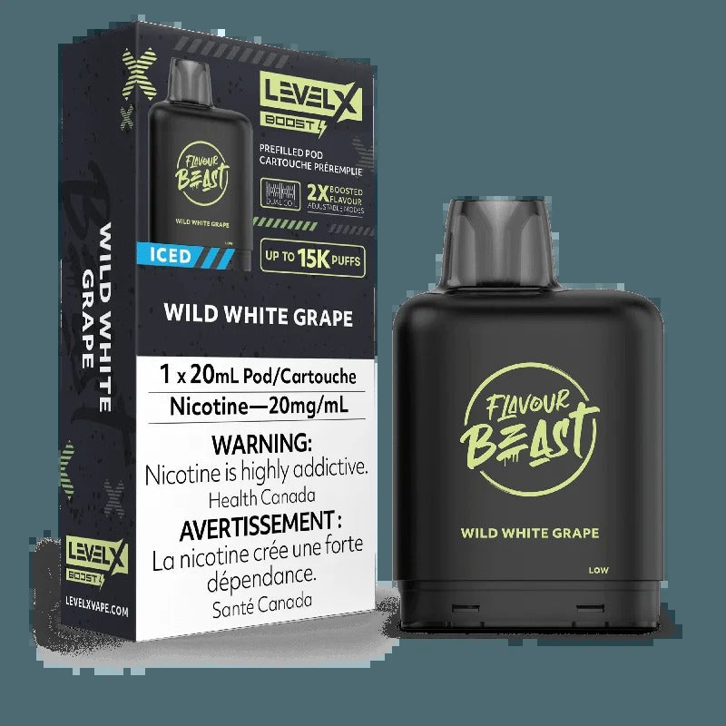 Saveur Beast Boost G2 de niveau X – Raisin blanc sauvage glacé