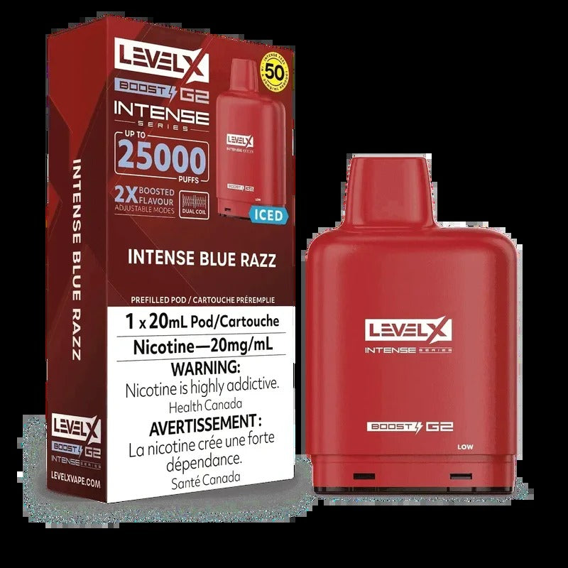 Boost G2 Intense de niveau X – Razz bleu