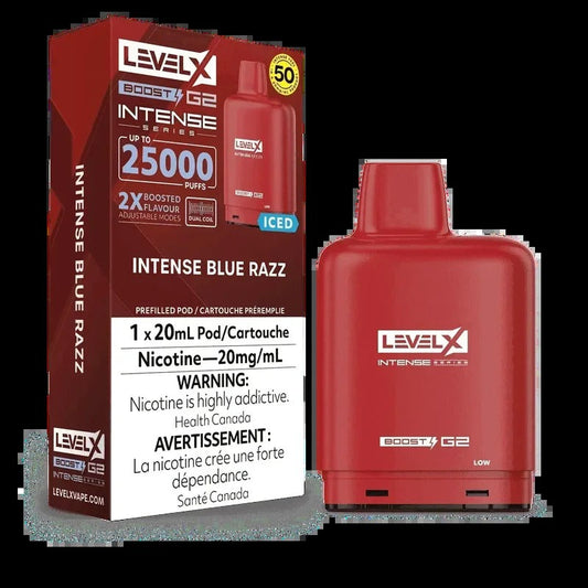 Boost G2 Intense de niveau X – Razz bleu