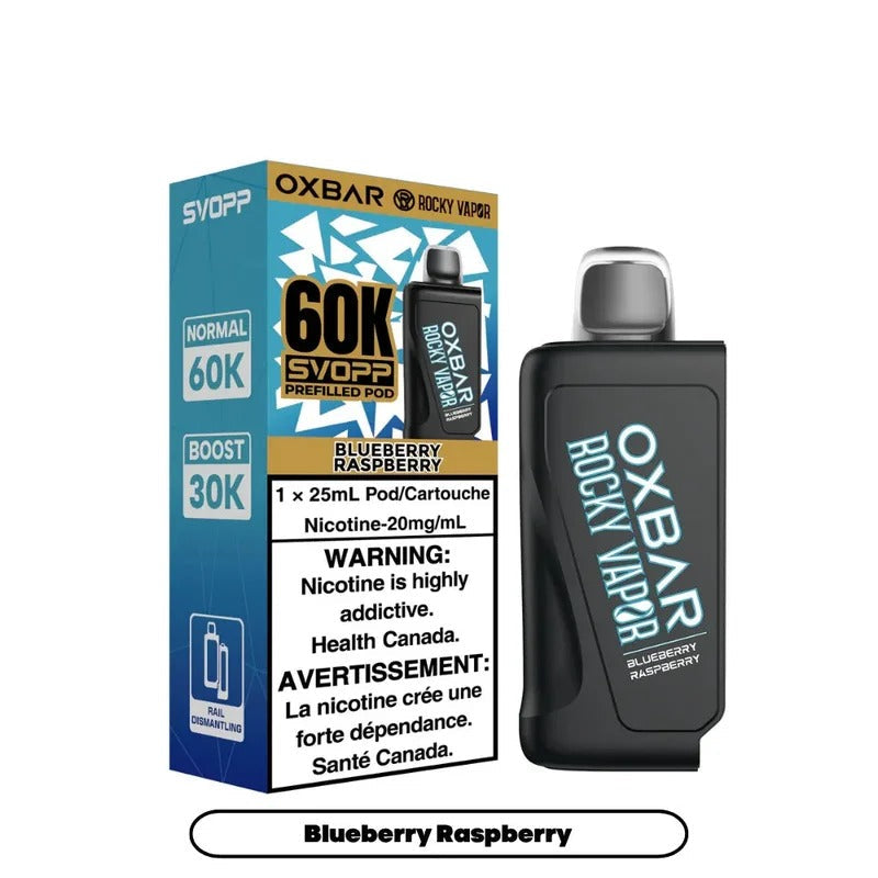 Rocky Vapor SVOPP 60K – Myrtille Framboise