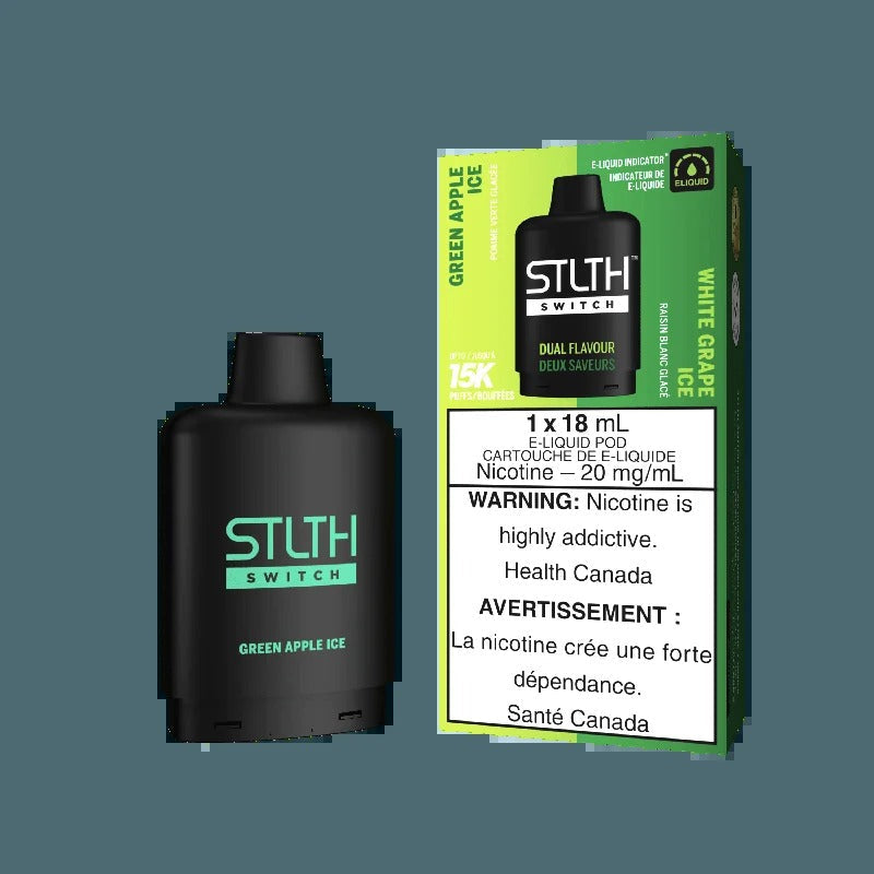 STLTH Switch – Pomme Verte Glacée & Raisin Blanc Glacé
