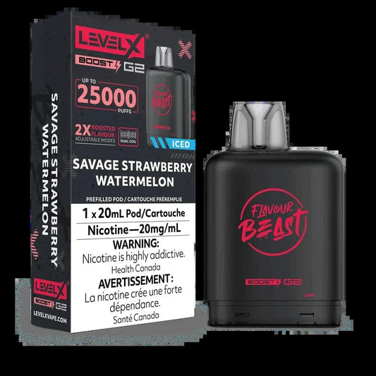 Saveur Beast G2 Boost de niveau X – Fraise sauvage et pastèque
